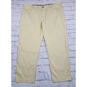 Nike Golf MENS 42X30 Dri-Fit UV Standard Pants Chino Yellow DA4089-723